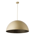 Lampadario a sospensione con filo SFERA 1xE27/60W/230V diametro 50 cm oro/nero