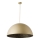 Lampadario a sospensione con filo SFERA 1xE27/60W/230V diametro 50 cm oro/nero