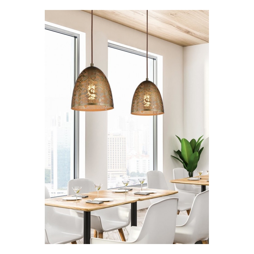 Lampadario a sospensione con filo SFINKS 1xE27/60W/230V