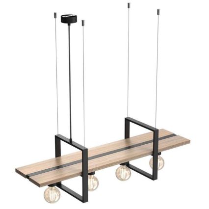 Lampadario a sospensione con filo SHELF 4xE27/60W/230V