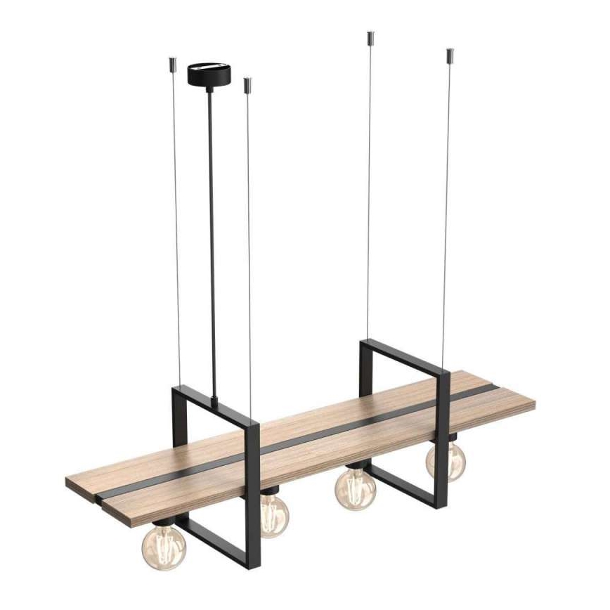 Lampadario a sospensione con filo SHELF 4xE27/60W/230V