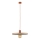 Lampadario a sospensione con filo SILA 1xE27/15W/230V diametro 40 cm beige/color mattone