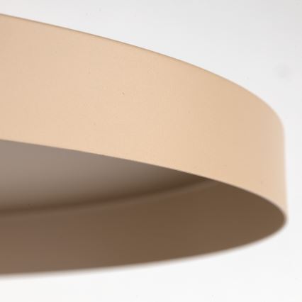 Lampadario a sospensione con filo SILA 1xE27/15W/230V diametro 40 cm beige/color mattone