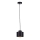Lampadario a sospensione con filo SIMPLY BLACK 1xE27/60W/230V