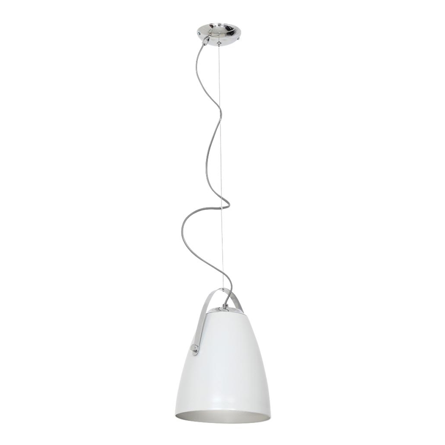 Lampadario a sospensione con filo SINGLE 2 1xE27/60W/230V bianco