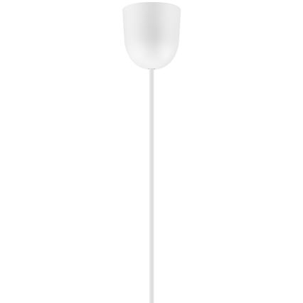 Lampadario a sospensione con filo SIRJA 1xE27/60W/230V bianco