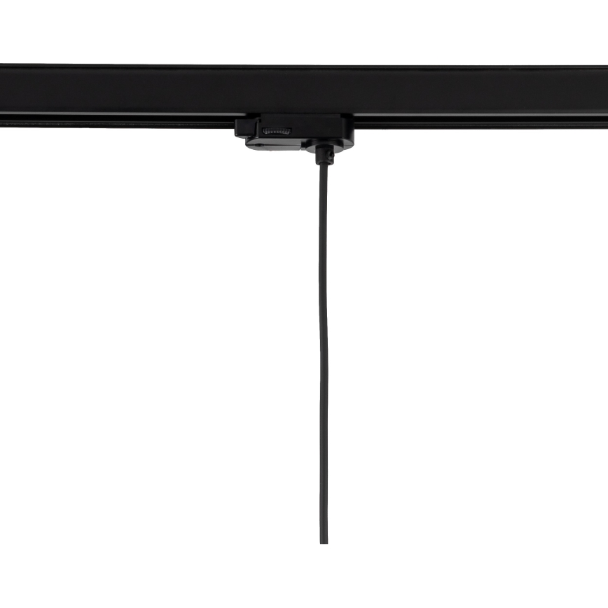 Lampadario a sospensione con filo per sistema a binario trifase TRACER 1xE27/15W/230V diametro 38 cm nero/marrone