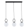 Lampadario a sospensione con filo SITRO 3xE14/10W/230V nero/bianco