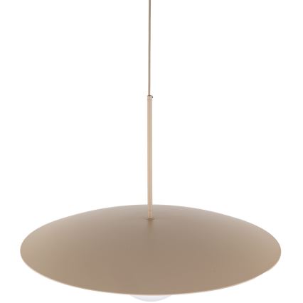 Lampadario a sospensione con filo SLATE 1xE27/15W/230V diametro 65 cm beige