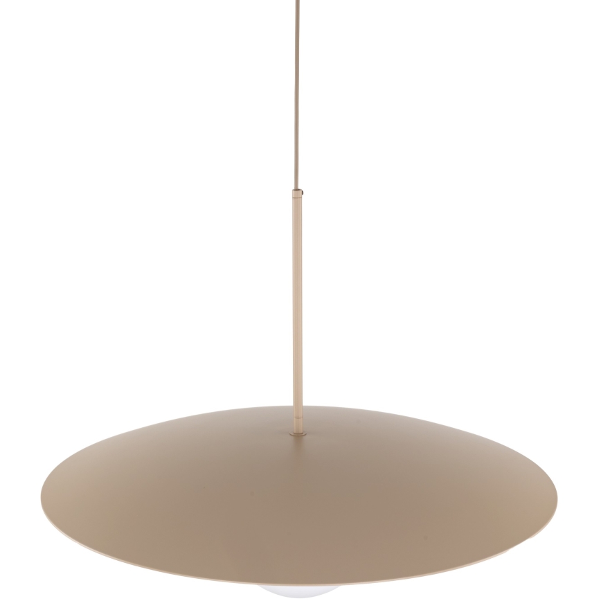 Lampadario a sospensione con filo SLATE 1xE27/15W/230V diametro 65 cm beige