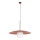 Lampadario a sospensione con filo SLATE 1xE27/15W/230V diametro 65 cm color mattone