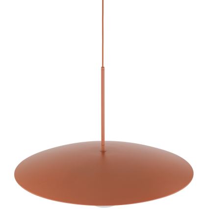 Lampadario a sospensione con filo SLATE 1xE27/15W/230V diametro 65 cm color mattone