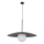 Lampadario a sospensione con filo SLATE 1xE27/15W/230V diametro 65 cm nero