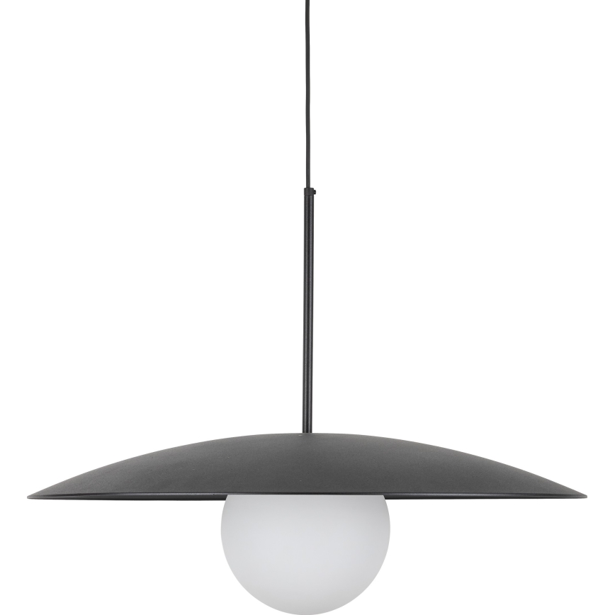 Lampadario a sospensione con filo SLATE 1xE27/15W/230V diametro 65 cm nero