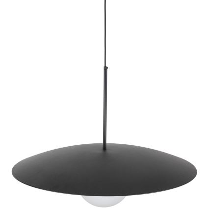 Lampadario a sospensione con filo SLATE 1xE27/15W/230V diametro 65 cm nero