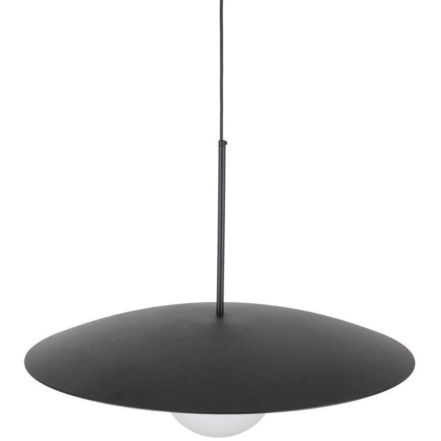 Lampadario a sospensione con filo SLATE 1xE27/15W/230V diametro 65 cm nero