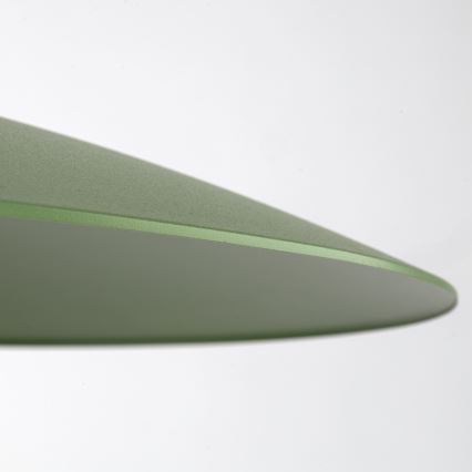 Lampadario a sospensione con filo SLATE 1xE27/15W/230V diametro 65 cm verde