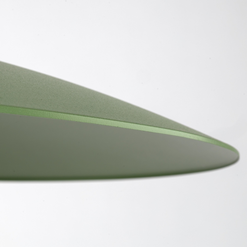 Lampadario a sospensione con filo SLATE 1xE27/15W/230V diametro 65 cm verde