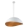 Lampadario a sospensione con filo SOLARIS 1xE27/60W/230V diametro 69 cm bianco/rame