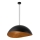 Lampadario a sospensione con filo SOLARIS 1xE27/60W/230V diametro 89 cm nero/rame