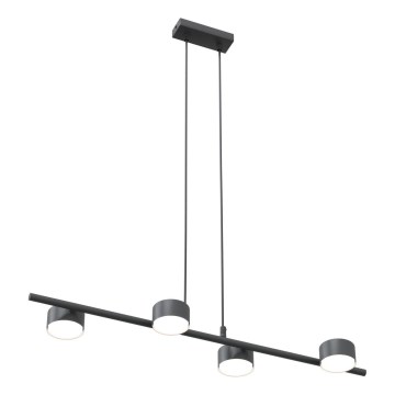 Lampadario a sospensione con filo SORA 4xGX53/12W/230V nero