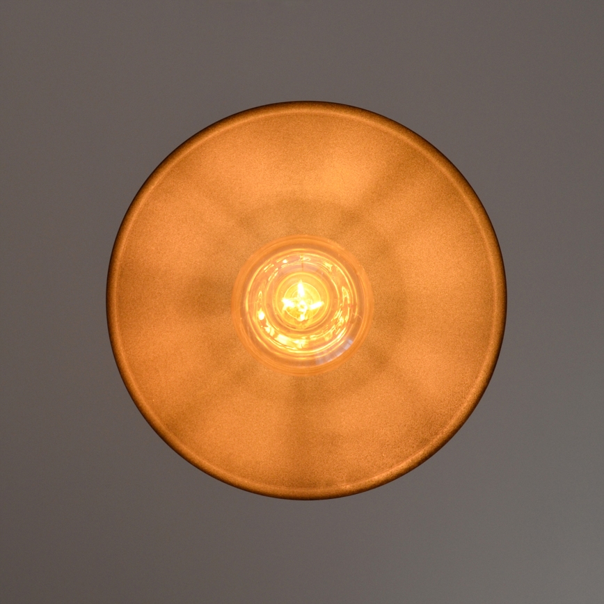 Lampadario a sospensione con filo SORAPIS 1xE27/15W/230V nero