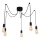 Lampadario a sospensione con filo SPINDEL 5xE27/60W/230V ragno