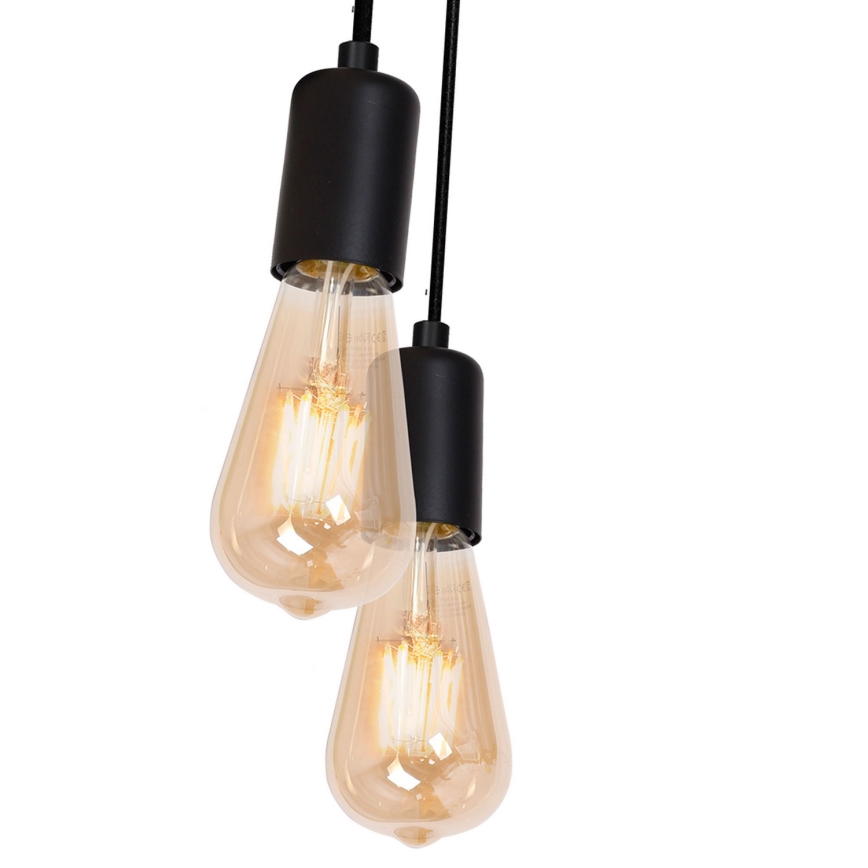 Lampadario a sospensione con filo SPINDEL 5xE27/60W/230V ragno