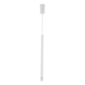 Lampadario a sospensione con filo STALACTITE LASER 1xG9/2,5W/230V bianco