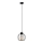 Lampadario a sospensione con filo STARLIGHT 1xE27/15W/230V nero/argento