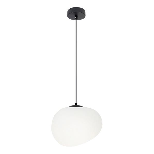 Lampadario a sospensione con filo STONES 1xE27/40W/230V diametro 20 cm