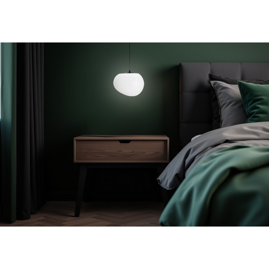Lampadario a sospensione con filo STONES 1xE27/40W/230V diametro 25 cm