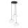 Lampadario a sospensione con filo STONES 3xE27/40W/230V