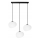Lampadario a sospensione con filo STONES 3xE27/40W/230V