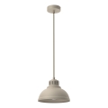 Lampadario a sospensione con filo SVEN 1xE27/15W/230V beige