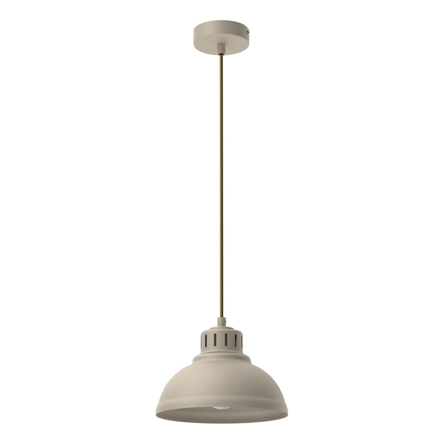 Lampadario a sospensione con filo SVEN 1xE27/15W/230V beige