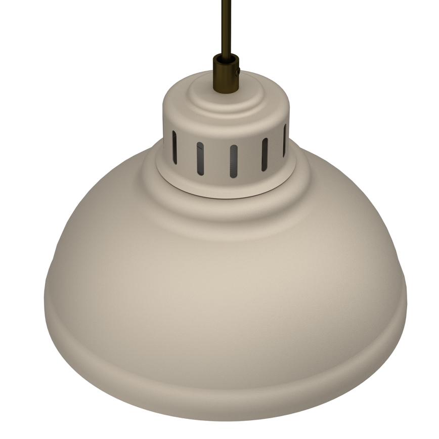Lampadario a sospensione con filo SVEN 1xE27/15W/230V beige