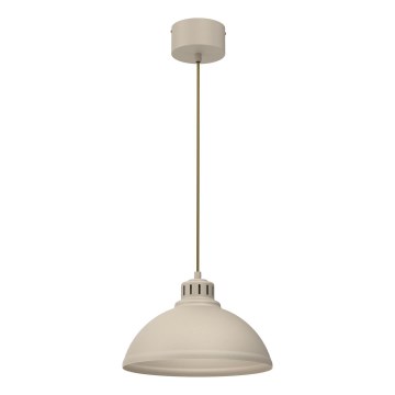 Lampadario a sospensione con filo SVEN 1xE27/15W/230V beige