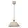 Lampadario a sospensione con filo SVEN 1xE27/15W/230V beige