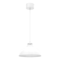 Lampadario a sospensione con filo SVEN 1xE27/15W/230V bianco