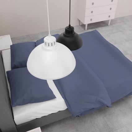 Lampadario a sospensione con filo SVEN 1xE27/15W/230V bianco