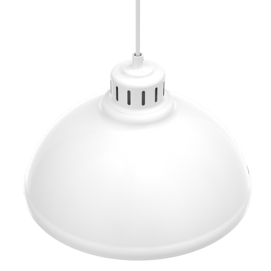Lampadario a sospensione con filo SVEN 1xE27/15W/230V bianco
