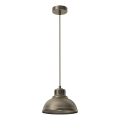 Lampadario a sospensione con filo SVEN 1xE27/15W/230V ottone