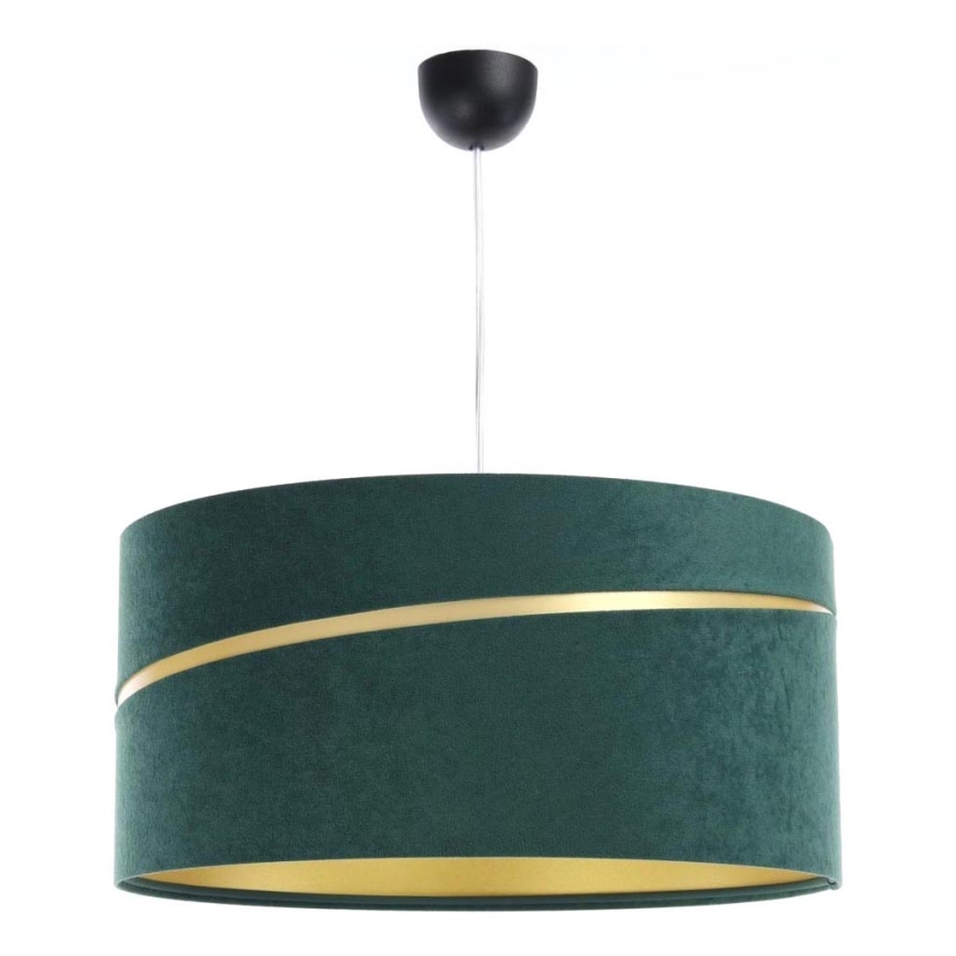 Lampadario a sospensione con filo SWING 1xE27/60W/230V verde/oro