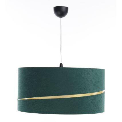 Lampadario a sospensione con filo SWING 1xE27/60W/230V verde/oro