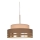 Lampadario a sospensione con filo TAMI 1xE27/60W/230V beige/marrone/oro