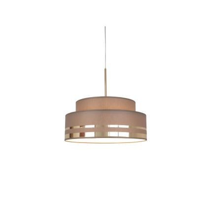 Lampadario a sospensione con filo TAMI 1xE27/60W/230V marrone/oro