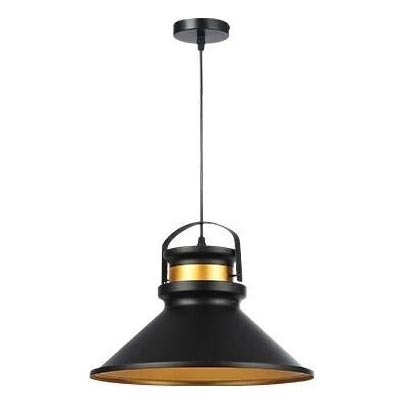 Lampadario a sospensione con filo TAO 1xE27/60W/230V diametro 37 cm nero