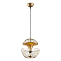 Lampadario a sospensione con filo TELMANDER 1xE27/40W/230V oro