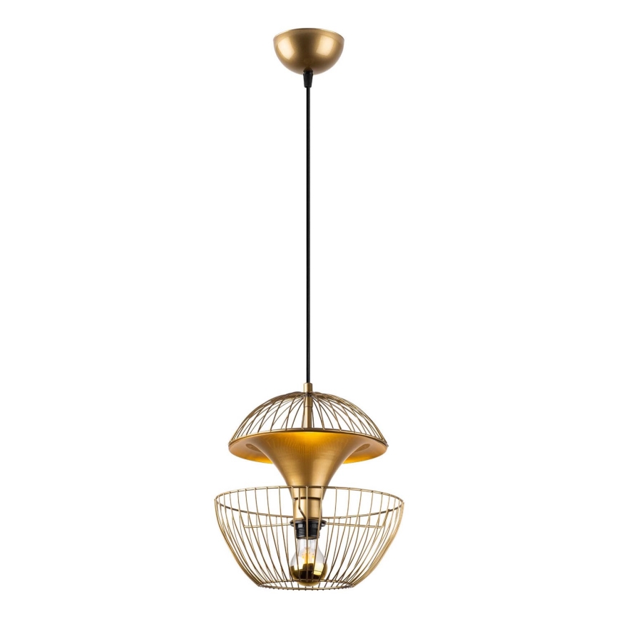 Lampadario a sospensione con filo TELMANDER 1xE27/40W/230V oro